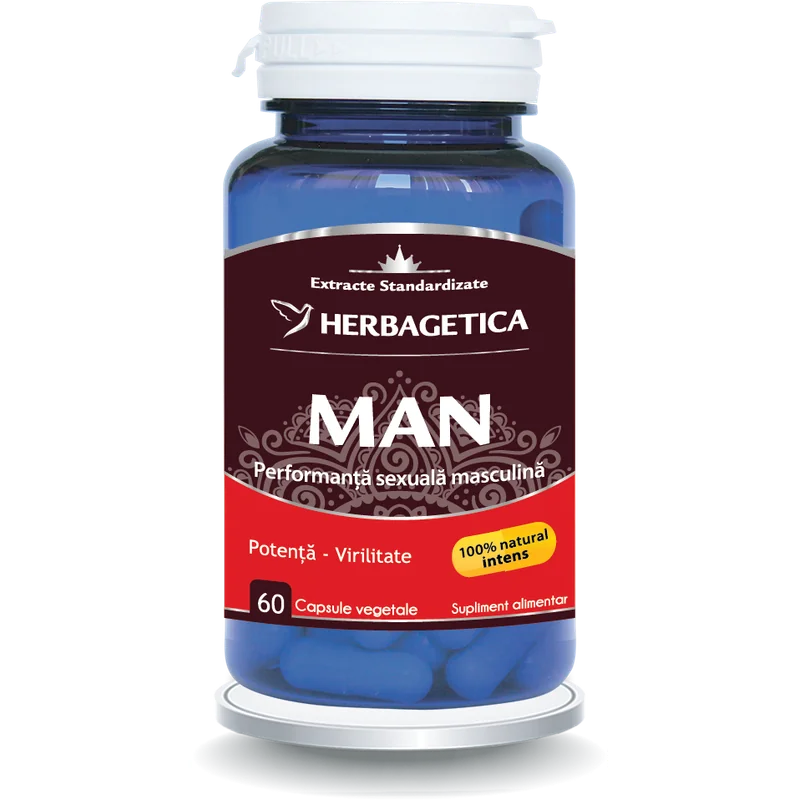 Man Zen Forte, 60 capsule, Herbagetica | Dr. Max Farmacia