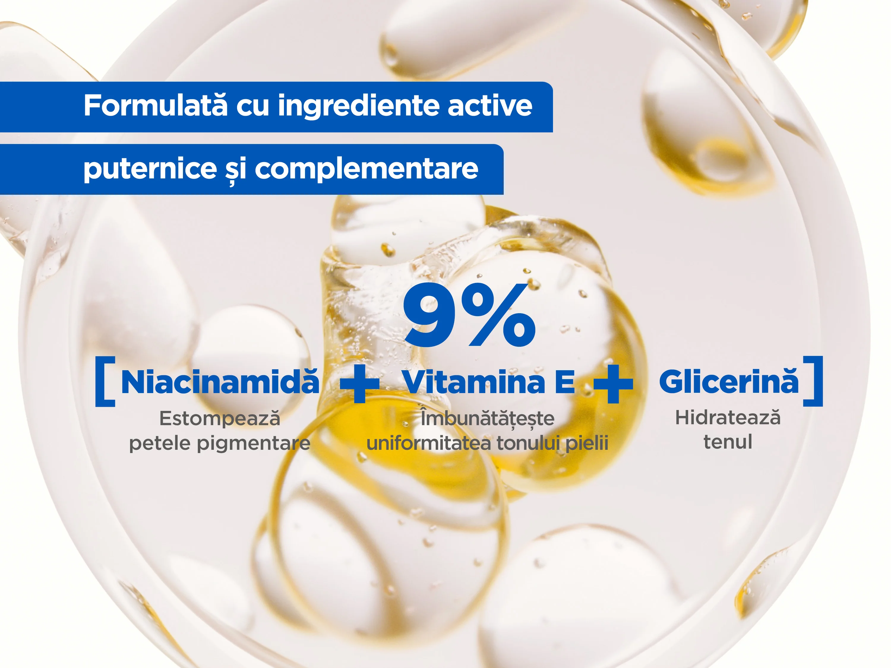 Formula cu ingrediente active puternice si complementare Formula cu ingrediente active puternice si complementare