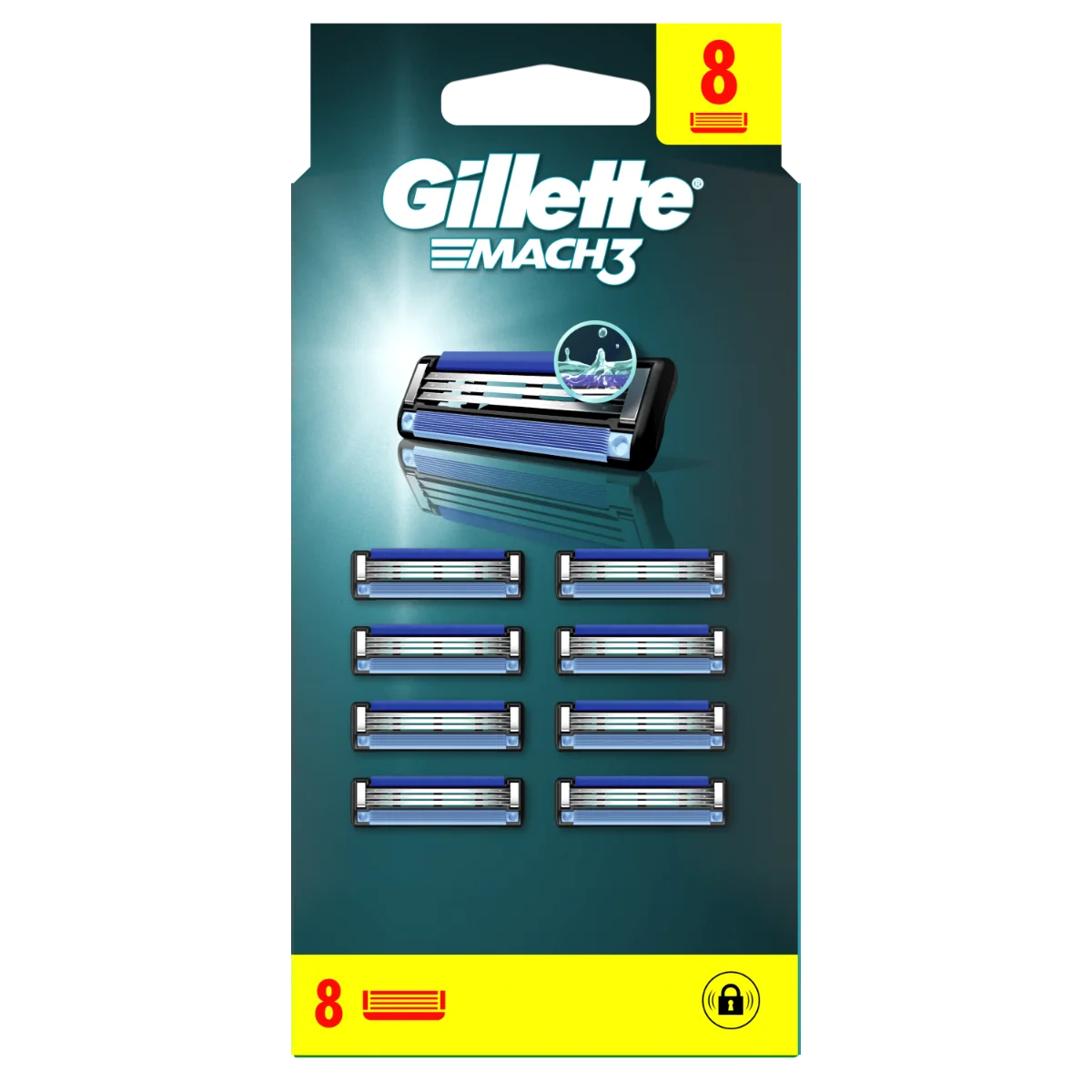 Set rezerve aparat de ras Mach3, 8 bucati, Gillette