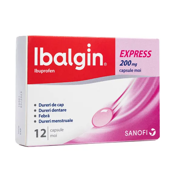 Ibalgin Express 200mg, 12 capsule, Sanofi 