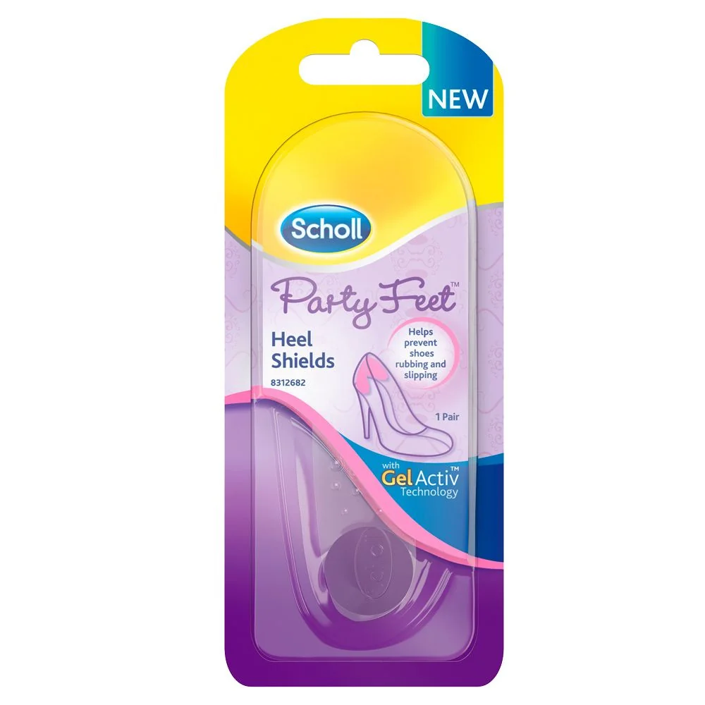 Pernite Heel Shields din gel transparent, 1 pereche, Scholl