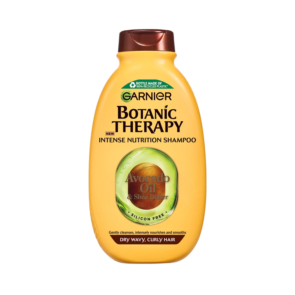 Sampon pentru parul uscat ondulat si cret Botanic Therapy Avocado Oil, 400ml, Garnier