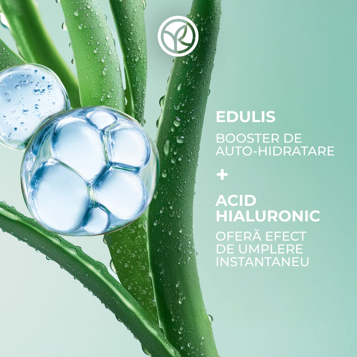 Gel-crema hidratant pentru ten Hydra Water-Plump, 50ml, Yves Rocher