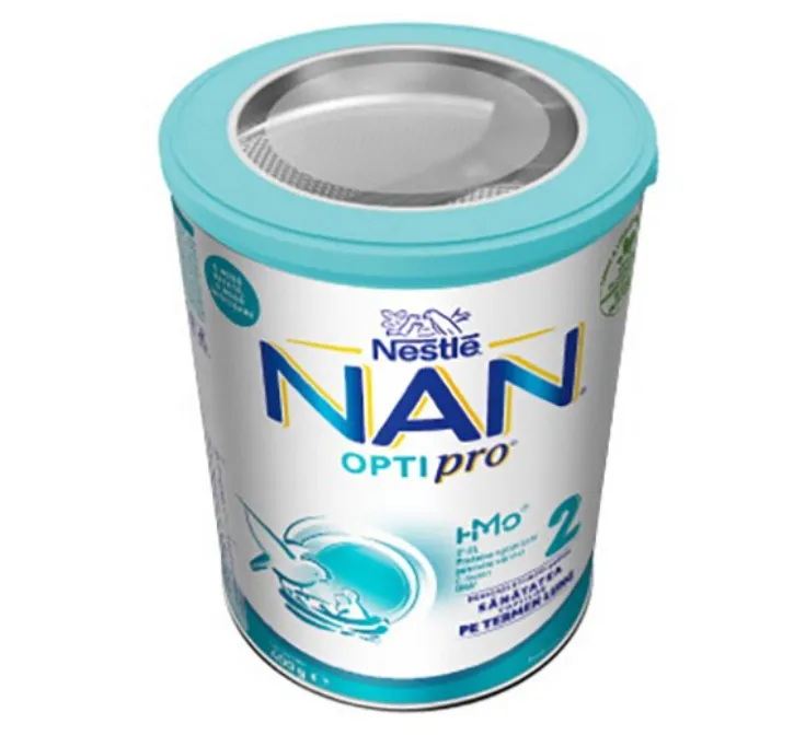 Lapte praf Nan 2 Optipro Premium +6 luni, 400g, Nestle 