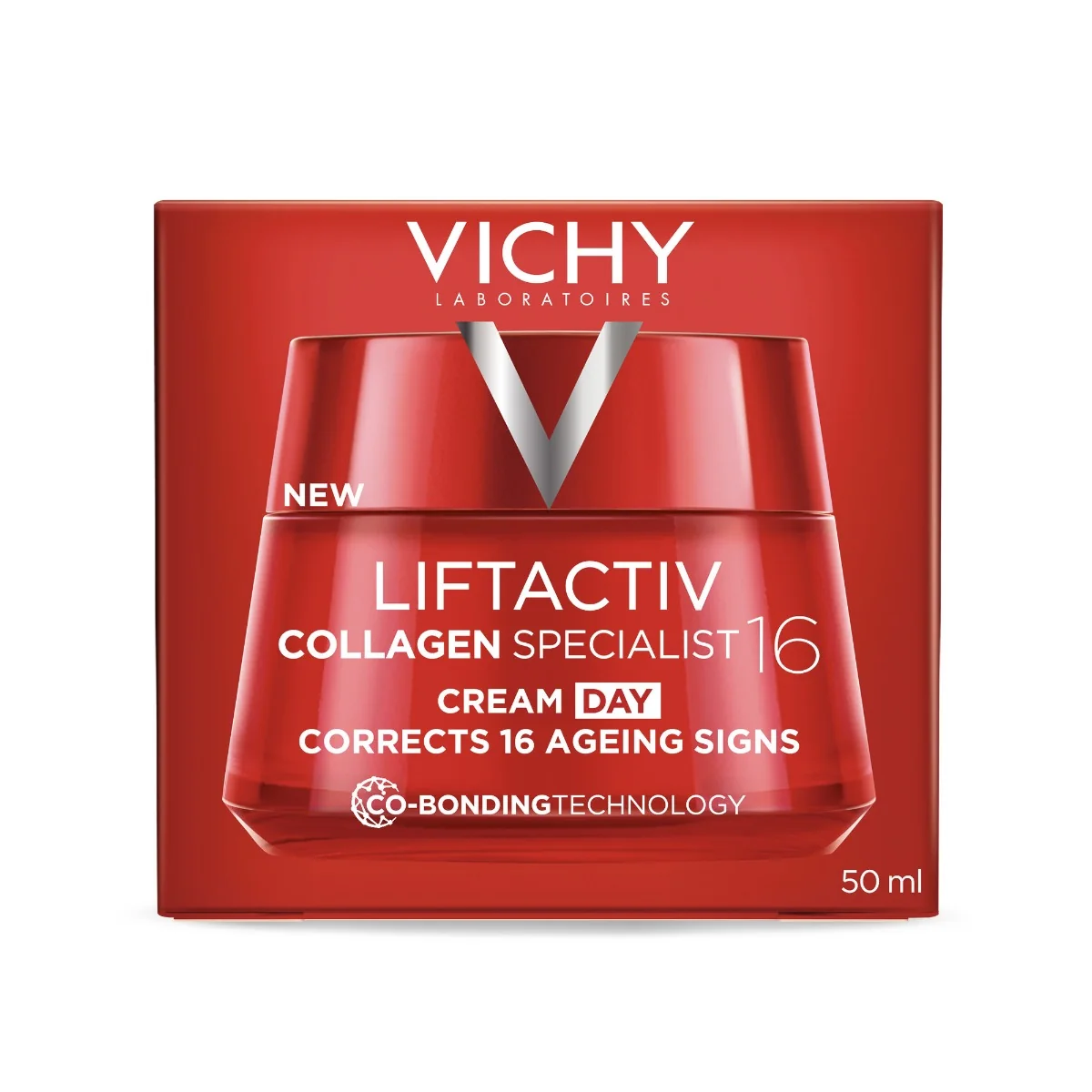Crema antirid de zi pentru toate tipurile de ten Liftactiv Collagen Specialist 16, 50ml, Vichy