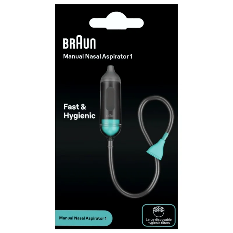 Aspirator nazal manual pentru copii BNF020EU, 1 bucata, Braun