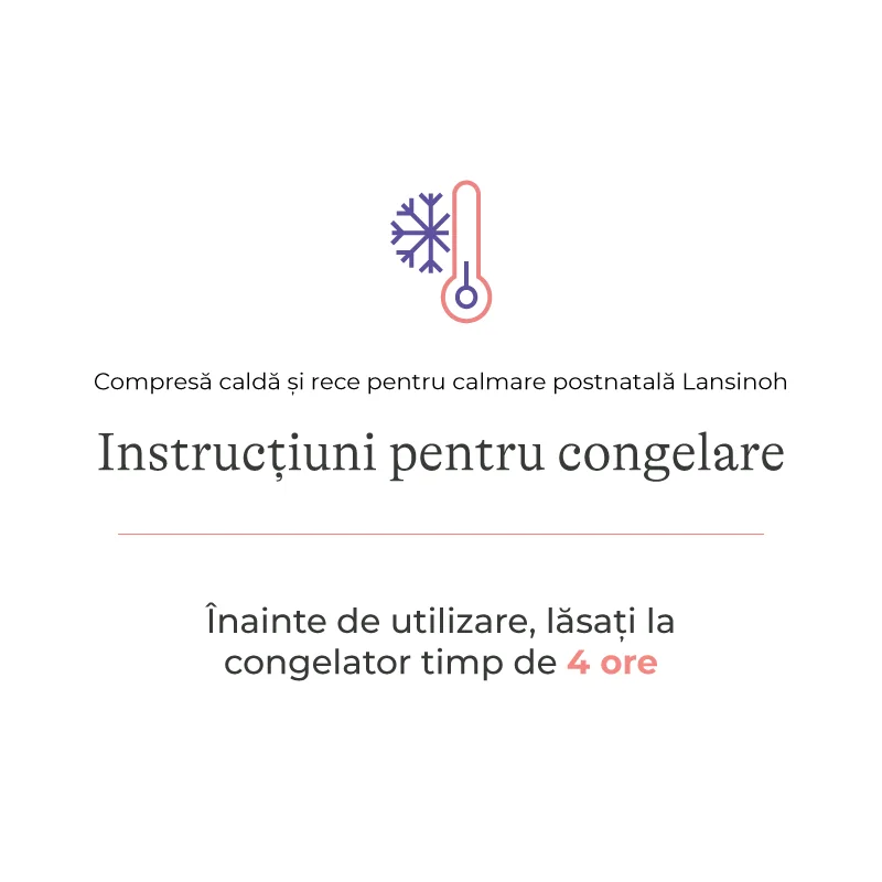 Compresa rece/calda pentru calmarea durerii dupa nastere, 12 bucati, Lansinoh
