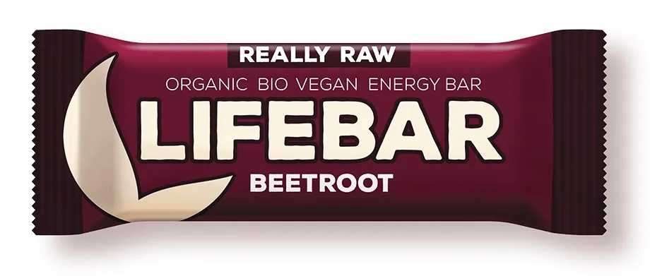 Baton cu sfecla rosie raw Lifebar Bio, 47g, Lifefood