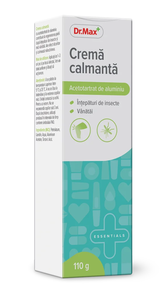 Dr. Max Crema calmanta cu acetotartrat de aluminiu, 110g