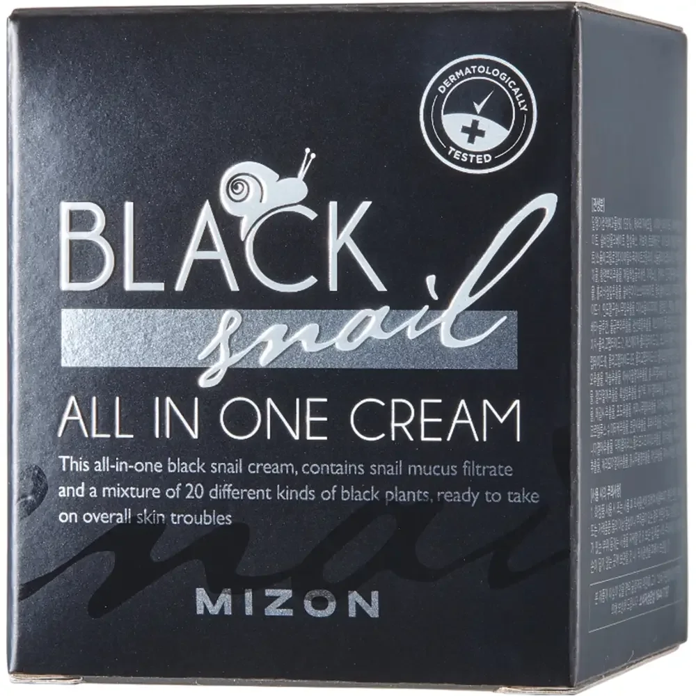 Crema de fata antirid cu extract de melc All In One, 75ml, Mizon