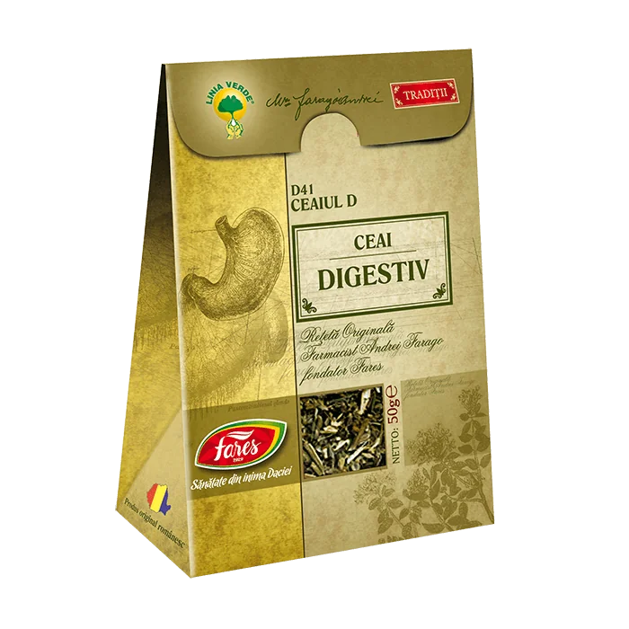 Ceai digestiv D41, 50g, Fares
