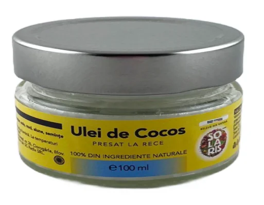 Ulei de cocos, 100ml, Solaris
