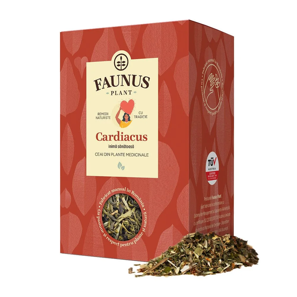 Ceai pentru inima sanatoasa Cardiacus, 90g, Faunus Plant