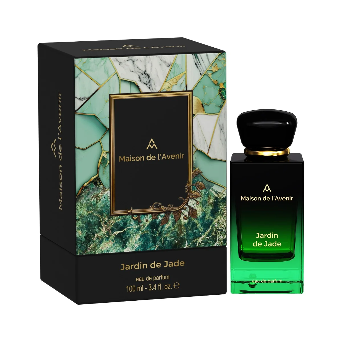 Apa de parfum Jardin de Jade Aura Collection Unisex, 100ml, Maison de l'Avenir