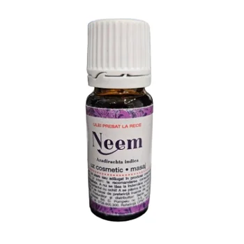Ulei presat la rece de neem, 10ml, Steaua Divina