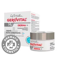 Crema activ hidratanta 24h H3 Derma+, 50ml, Gerovital