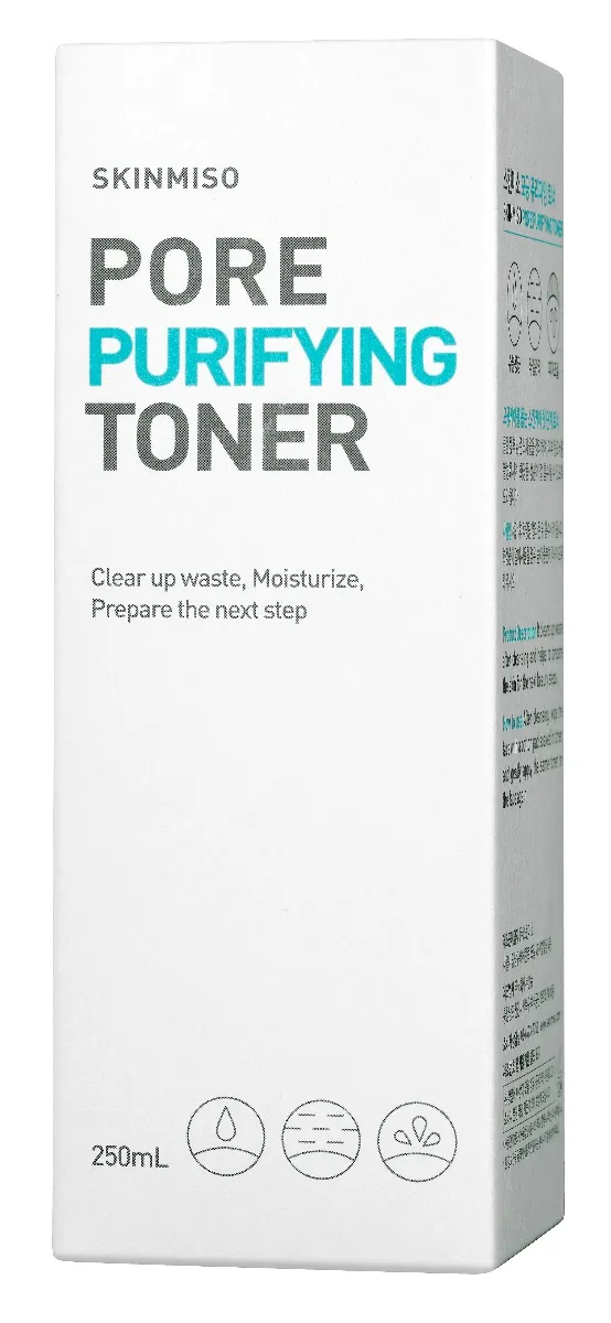 Lotiune tonica pentru pori dilatati Pore Purifying Toner, 250ml, Skinmiso 