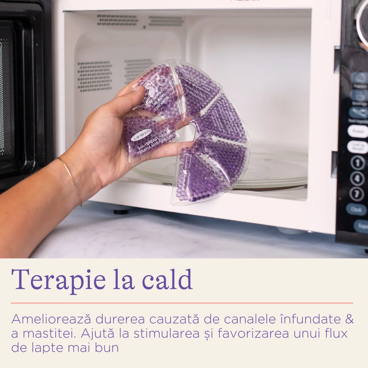 Pernite pentru san 3 in 1 Thera Pearl, 2 bucati, Lansinoh