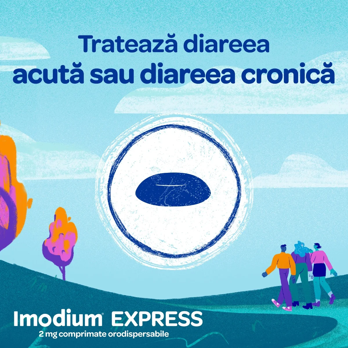 Imodium Express 2 mg, 6 comprimate orodispersabile, Johnson&Johnson 