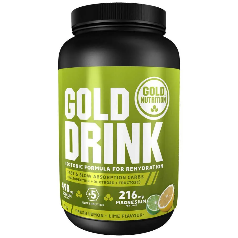 Gold Drink cu aroma de lamaie verde, 1kg, Gold Nutrition