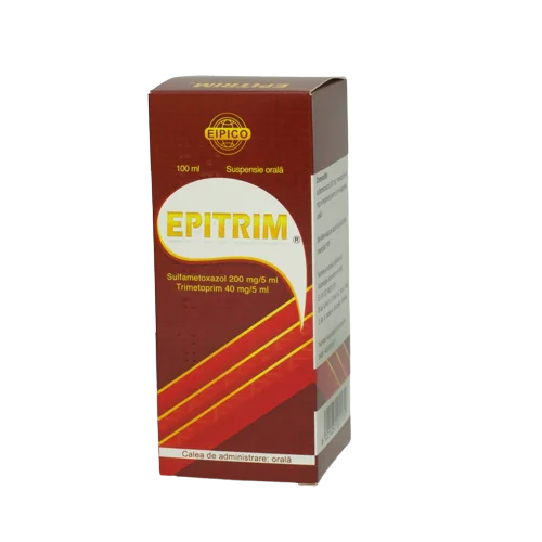 Epitrim 200mg/40mg/5ml suspensie orala, 100ml, Eipico