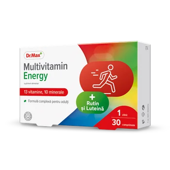Dr. Max Multivitamin Energy, 30 comprimate