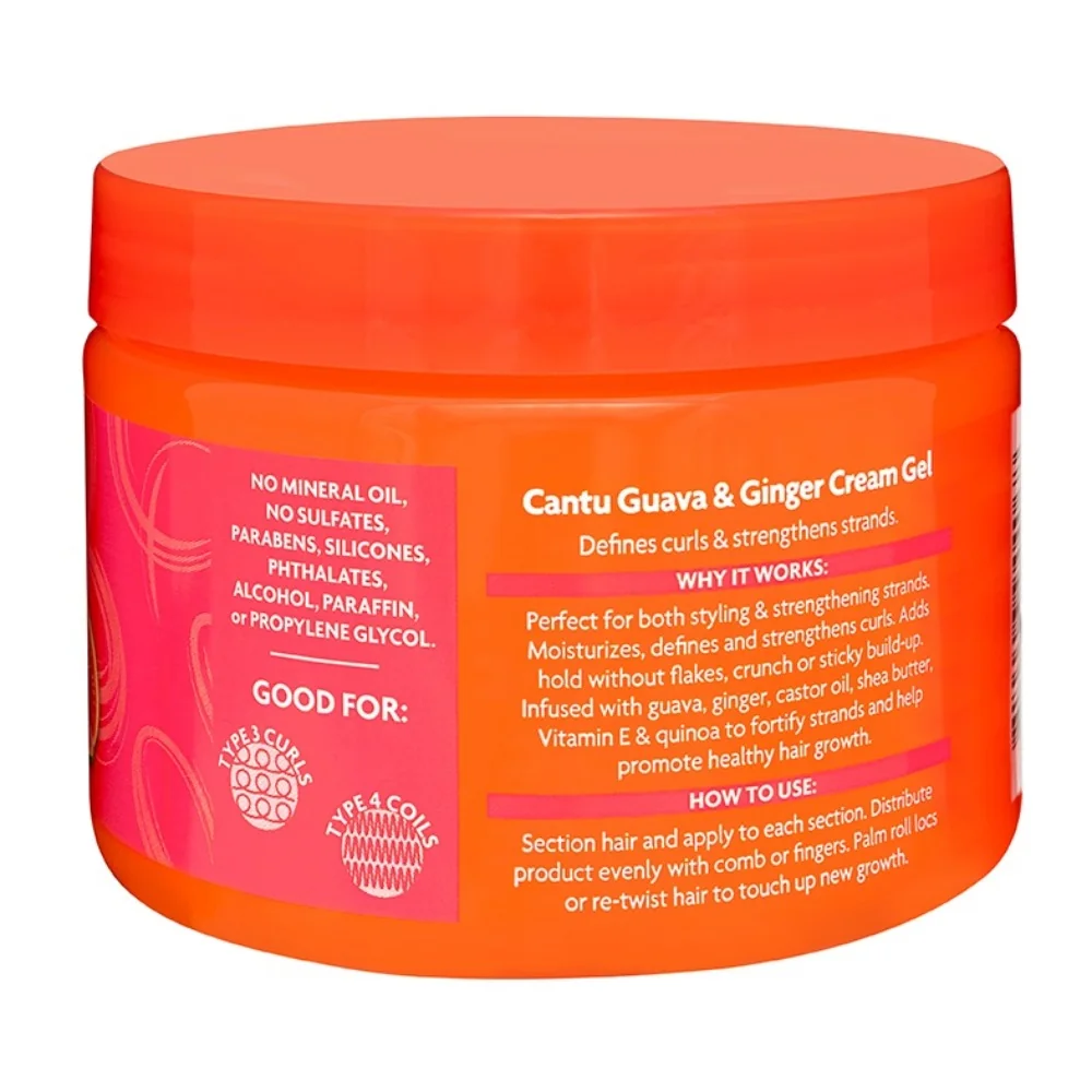 Crema tip gel pentru definirea si stilizarea buclelor cu extract de guava, 340g, Cantu
