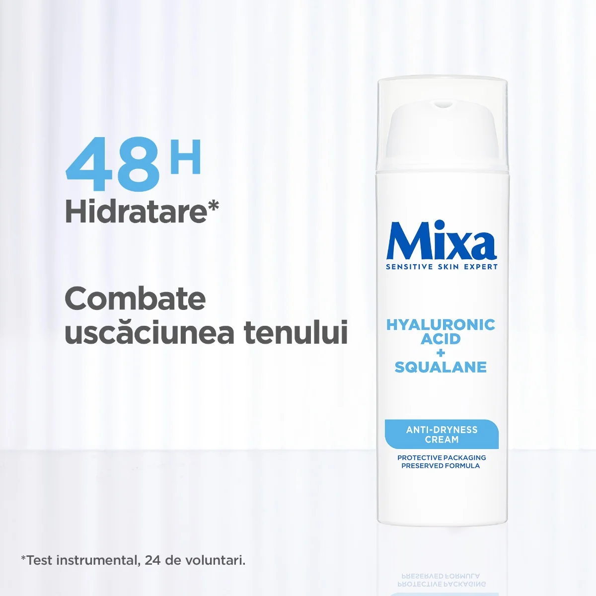 Crema anti-uscaciune pentru tenul sensibil, 50ml, Mixa