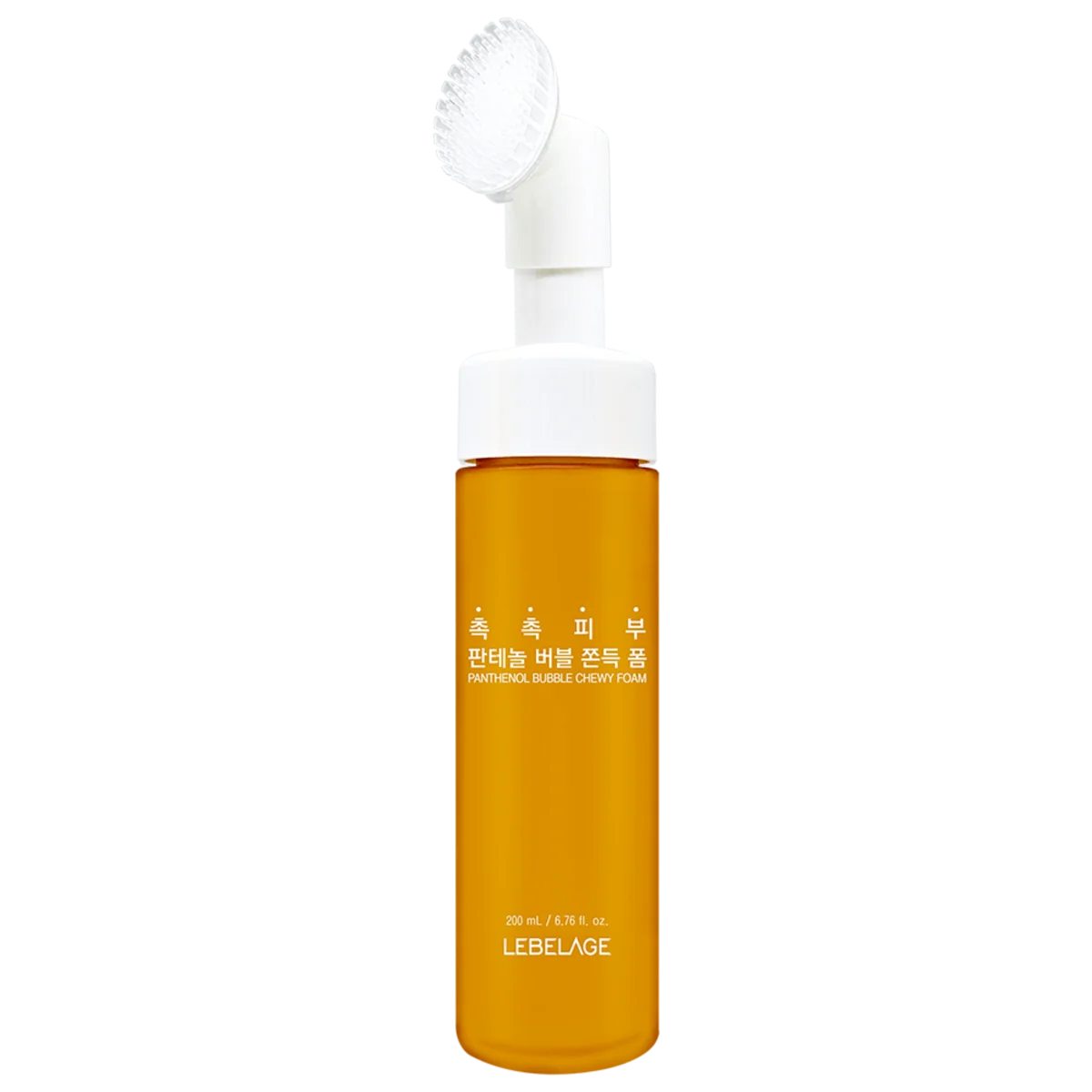 Spuma de curatare cu Panthenol si perie din silicon, 200ml, Lebelage