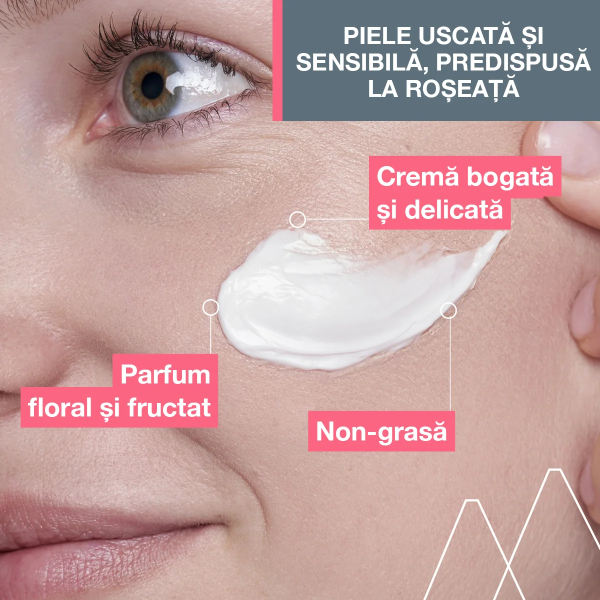 Crema cu textura bogata ati-roseata Roseliane, 50ml, Uriage