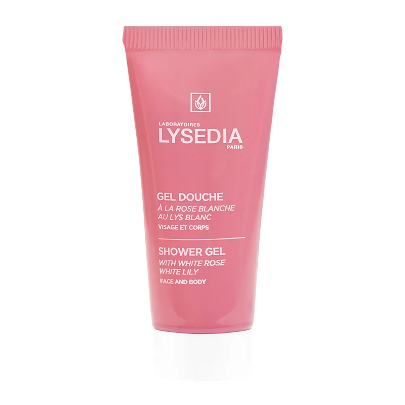 Gel de dus cu trandafir si crin alb, 200ml, Lysedia