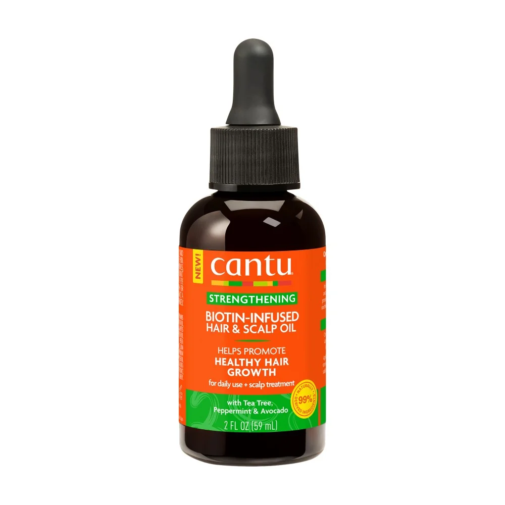 Ulei pentru par si scalp cu biotina si infuzie de rozmarin ceai verde si avocado, 59ml, Cantu