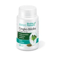 Gingko Biloba 60mg, 30 capsule, Rotta Natura