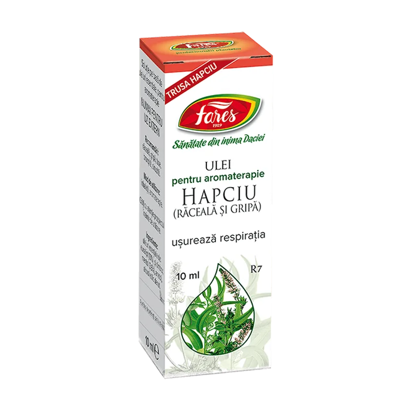 Ulei pentru aromoterapie Hapciu, 10ml, Fares