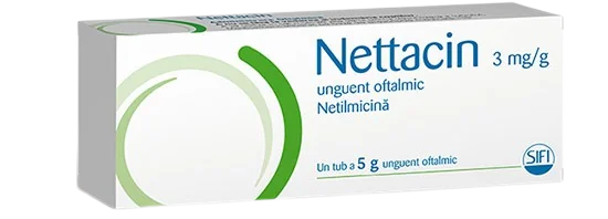 Nettacin 3mg/g unguent oftalmic, 5g, Sifi