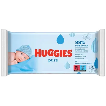 Servetele umede pentru copii Pure, 56 bucati, Huggies 
