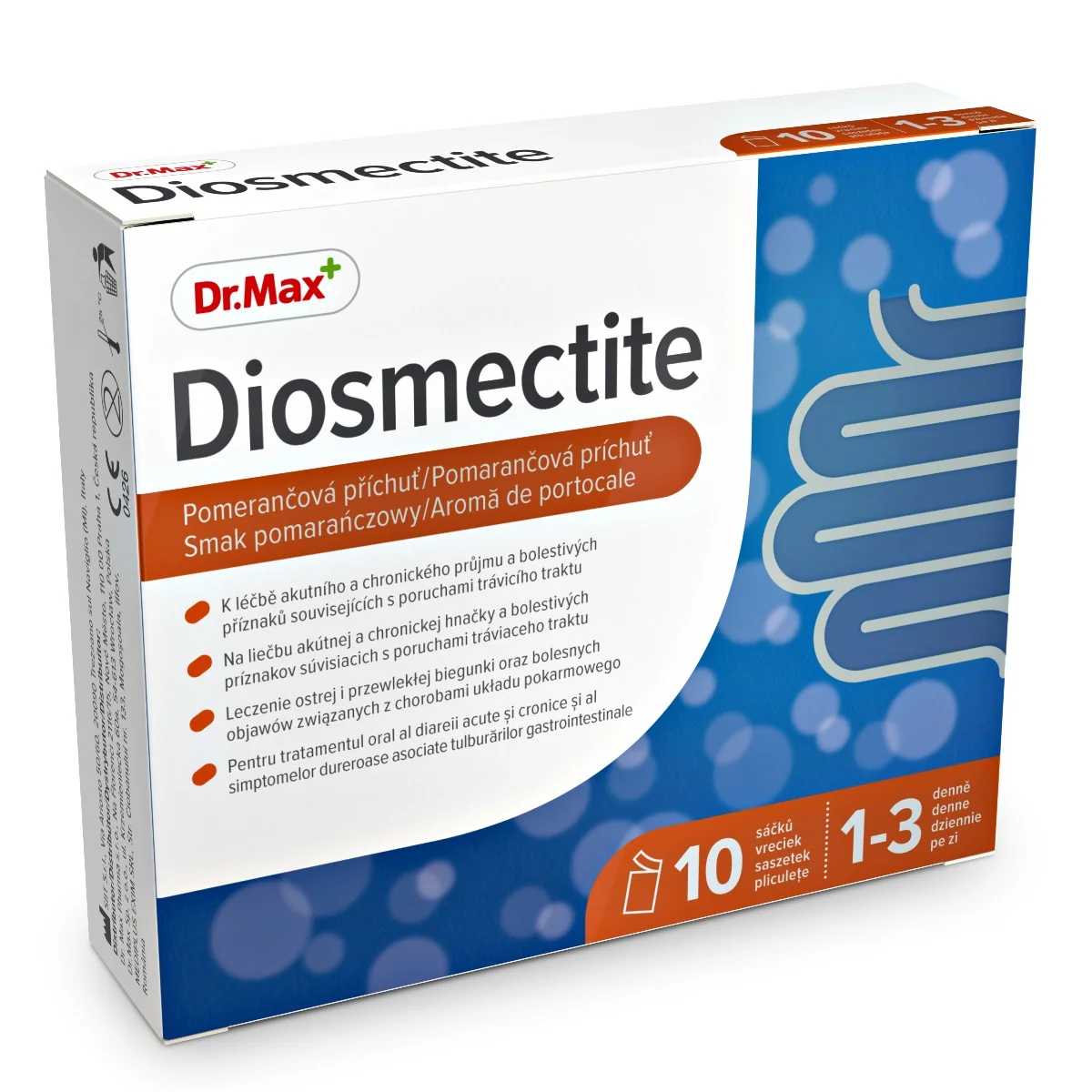 Dr. Max Diosmectite, 10 plicuri 