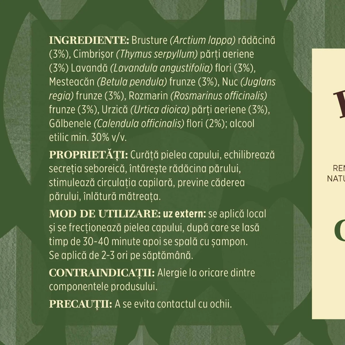 Lotiune pentru caderea parului Capilarus, 200ml, Faunus Plant