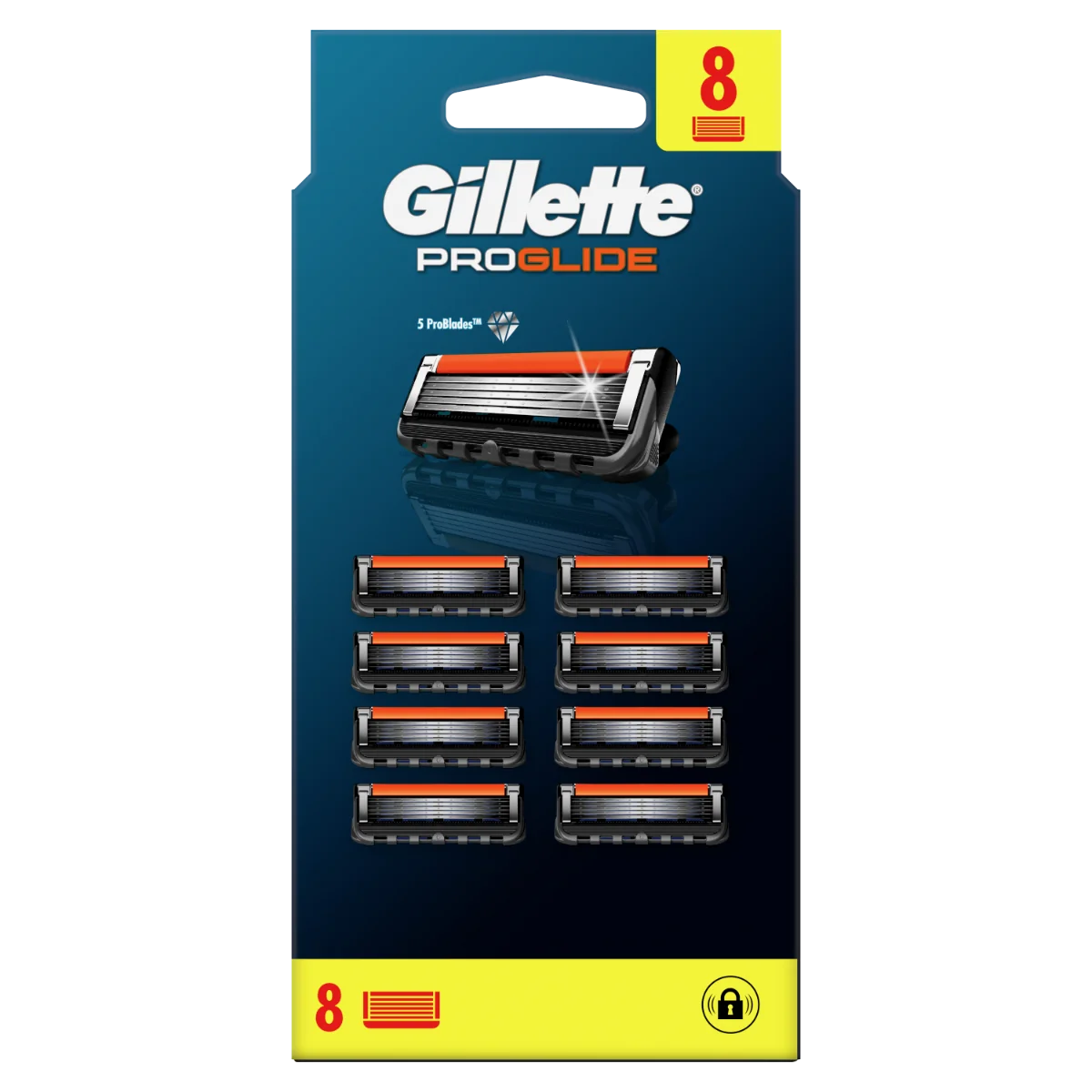 Set rezerve aparat de ras Proglide, 8 bucati, Gillette