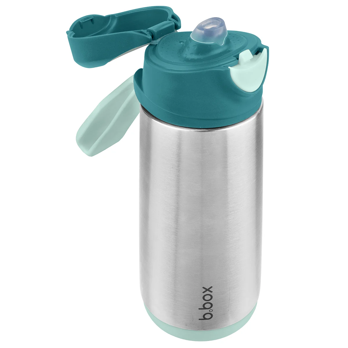 Termos cu cioc de silicon Verde, 500ml, Bbox