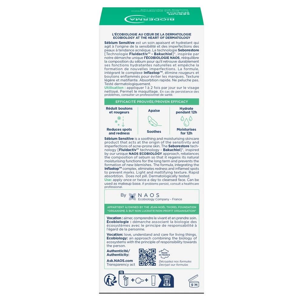 Gel Sebium Sensitive, 30ml, Bioderma