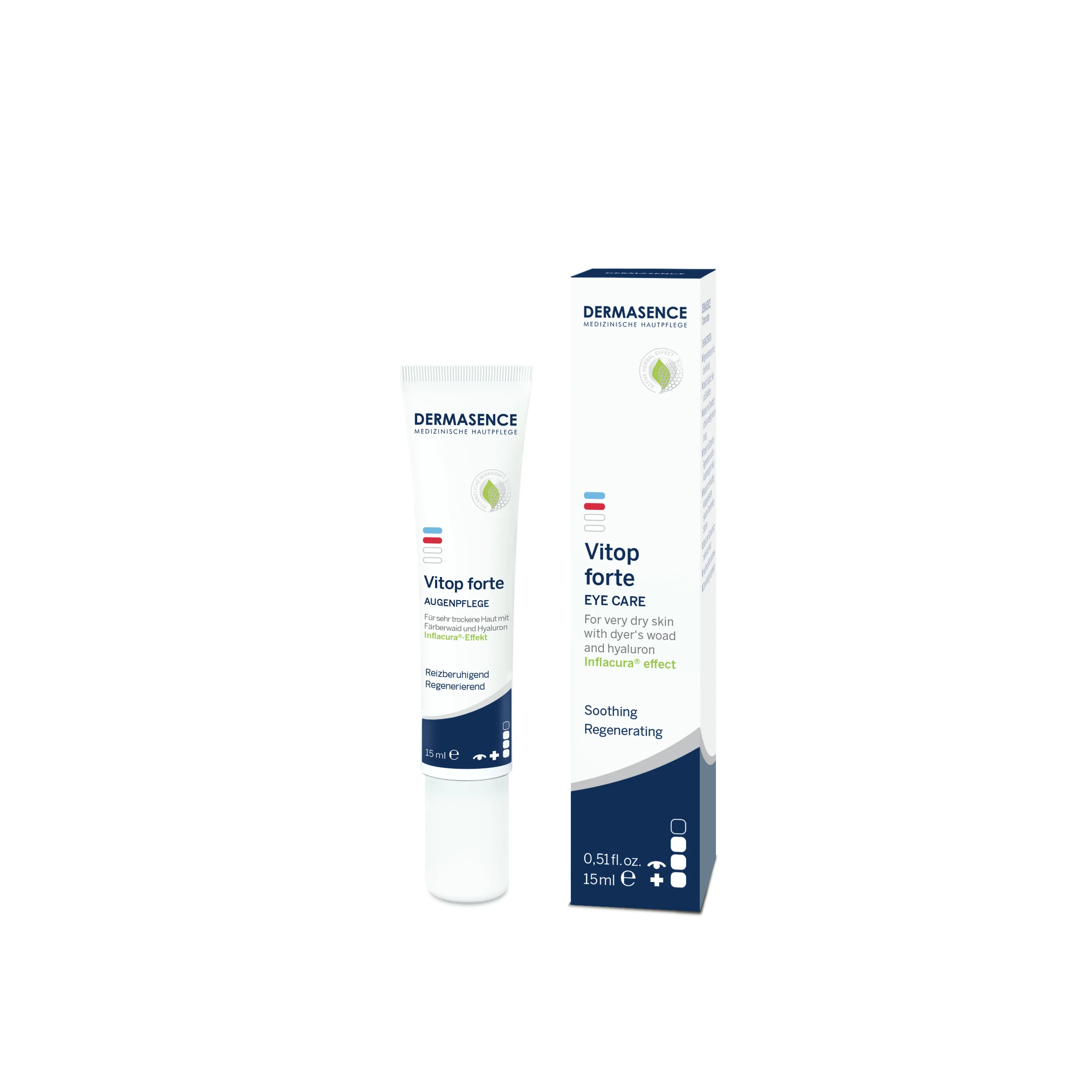 Crema pentru ingrijirea zonei ochilor sensibili Vitop Forte, 15ml, Dermasence