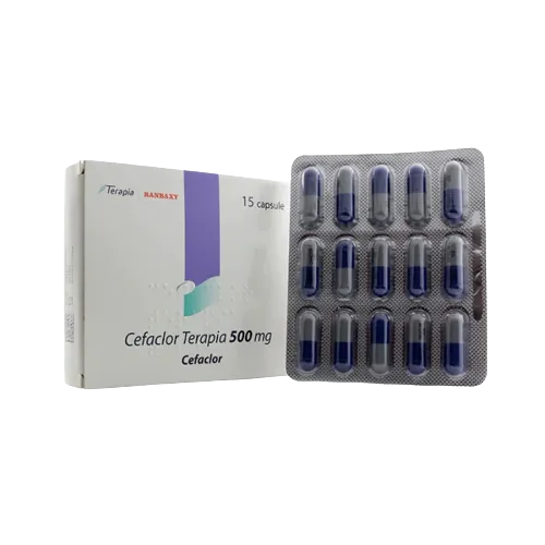 Cefaclor 500mg, 15 capsule, Terapia 