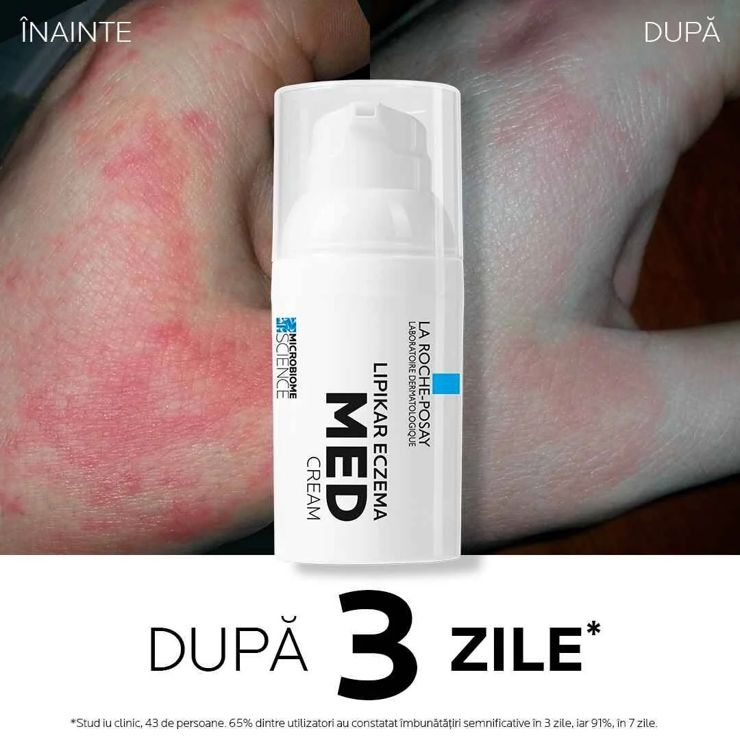 Crema Lipikar Eczema Med, 30ml, La Roche-Posay