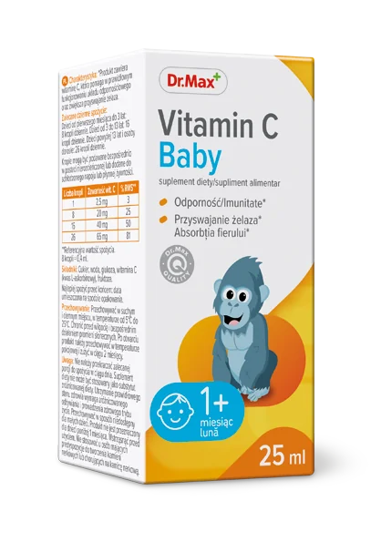 Dr. Max Vitamin C Baby picaturi, 25ml
