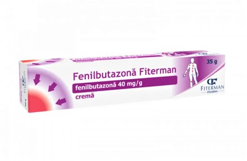 Fenilbutazona crema, 35g, Fiterman