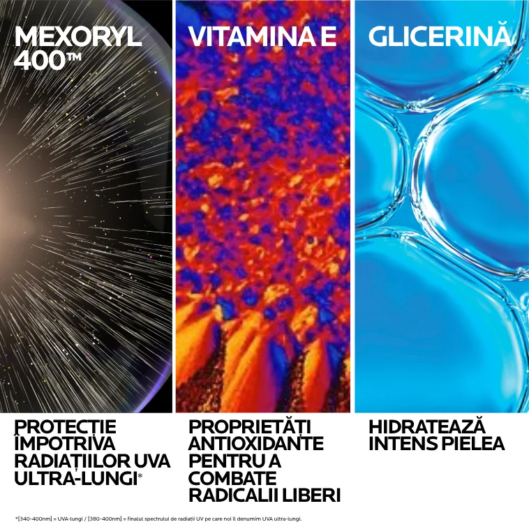 Lapte hidratant pentru fata si corp pentru pielea cu tendinta atopica a copiilor Anthelios UVMUNE 400 SPF50+, 150ml, La Roche-Posay