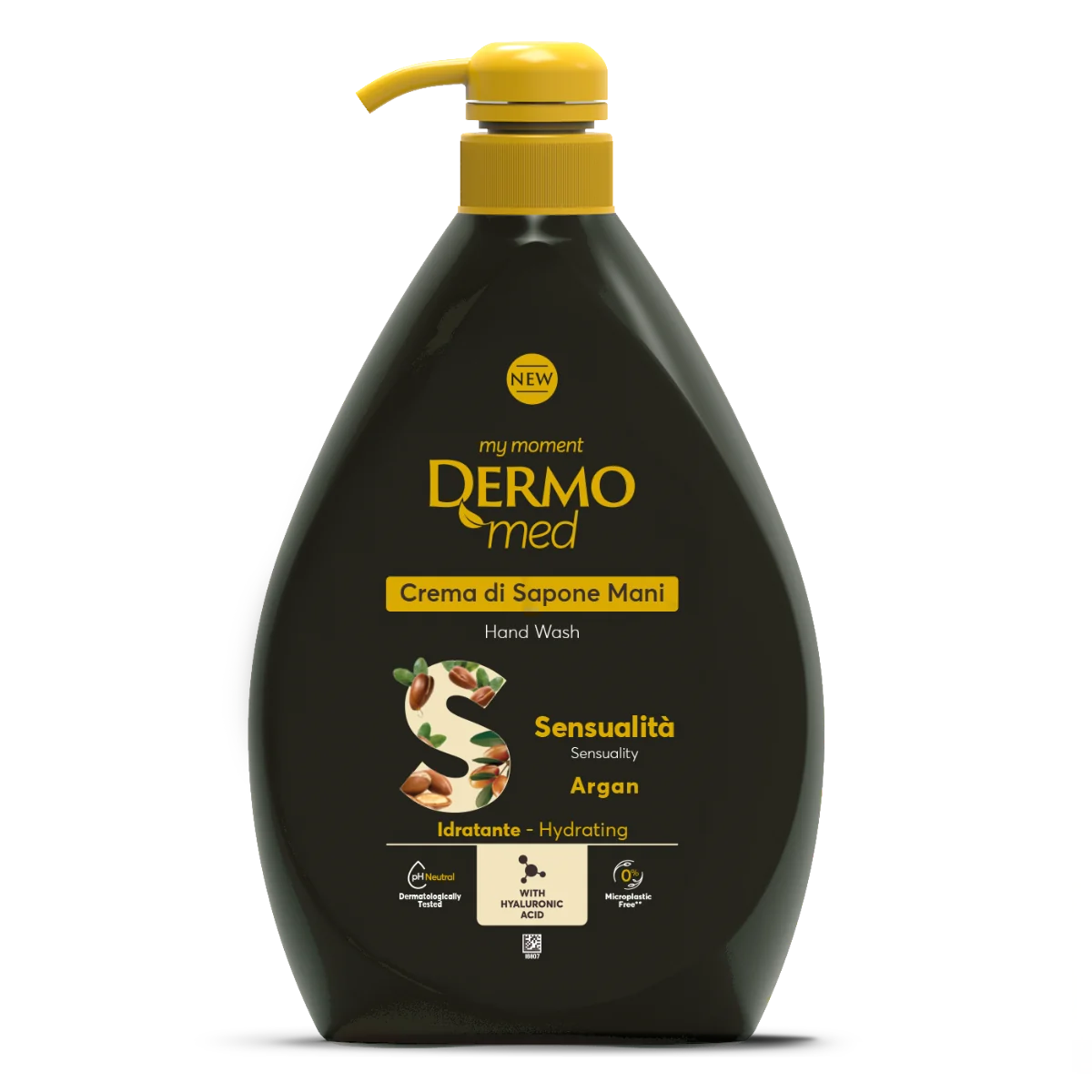 Dispenser Sapun lichid crema cu argan, 1000ml, Dermomed