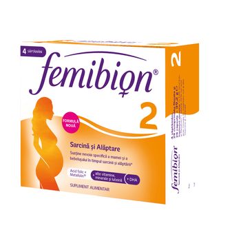 Femibion 2 sarcina si alaptare, 28 comprimate + 28 capsule 