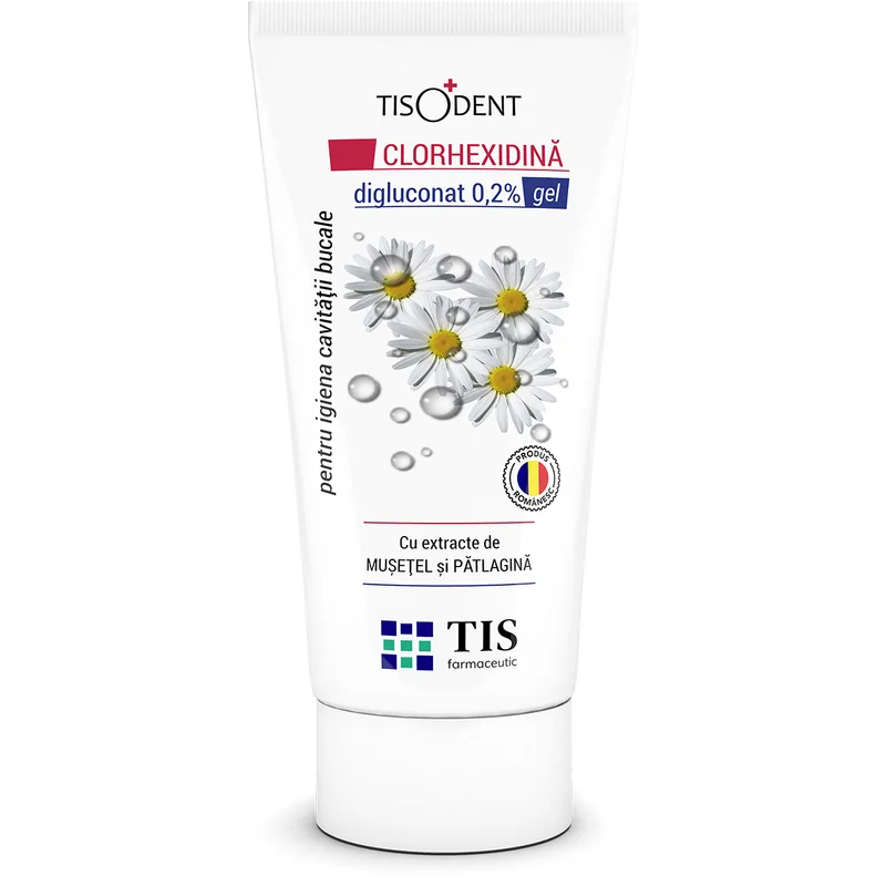 Gel cu clorhexidina Tisodent, 50ml, Tis Farmaceutic | Dr. Max Farmacia